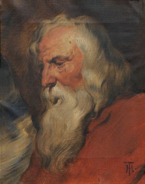 Ritratto di vecchio alla Rubens  - Auction Important Old Masters Paintings - Digital Auctions