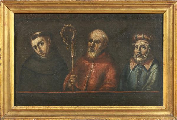 Sant'Antonio, Sant'Agostino e un Santo  - Auction Important Old Masters Paintings - Digital Auctions