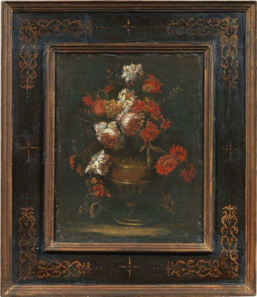 Due opere raffiguranti Natura morta, vaso di fiori  - Auction Important Old Masters Paintings - Digital Auctions