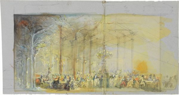 Due bozzetti per scene teatrali  - Asta Dipinti e Sculture del XIX e XX secolo - Digital Auctions