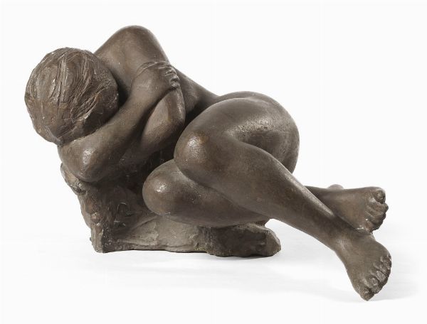 Nudo femminile dormiente  - Asta Dipinti e Sculture del XIX e XX secolo - Digital Auctions