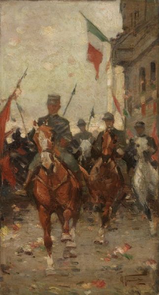 L'entrata del Duca d'Aosta a Gorizia  - Auction XIX and XX Century Paintings and Sculptures - Digital Auctions