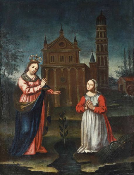 Scuola del XVIII secolo Apparizione della Vergine  - Auction Old Masters - Digital Auctions