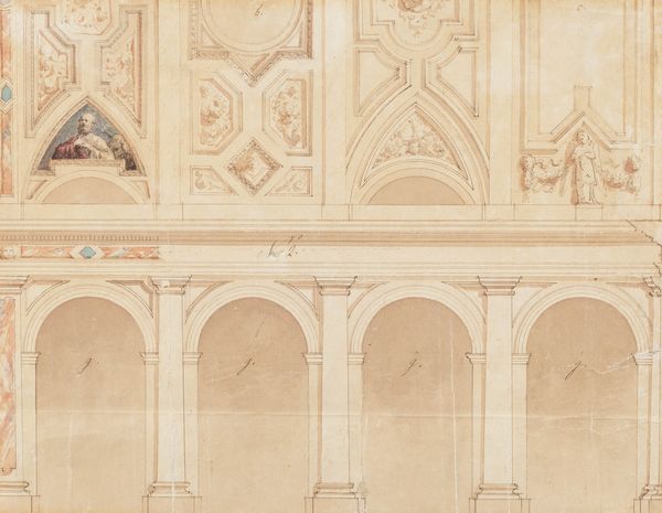 Scuola neoclassica del XIX secolo Studio architettonico  - Auction Old Masters - Digital Auctions
