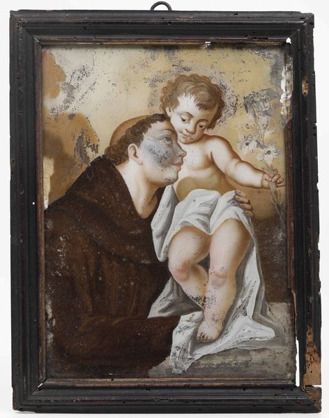 Scuola del XVIII secolo Sant'Antonio col Bambino  - Asta Dipinti Antichi | Cambi Time - Digital Auctions