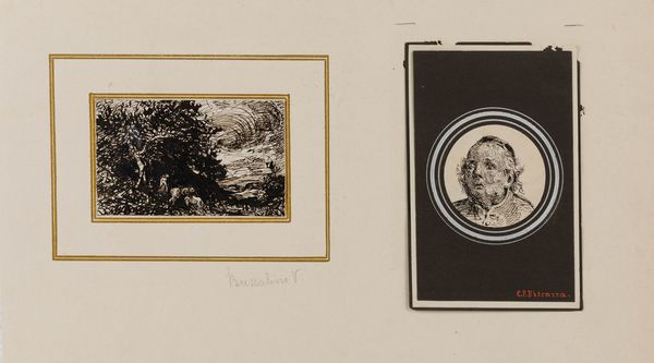 Scuola italiana del XIX secolo Paesaggio e testa virile  - Auction Old Masters - Digital Auctions