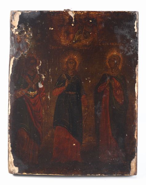Icona raffigurante tre Santi, Russia XIX secolo  - Auction Old Masters - Digital Auctions