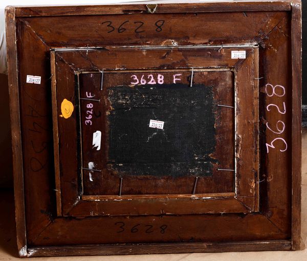 Scuola del XVIII secolo Notturno con la fuga in Egitto  - Auction Old Masters - Digital Auctions