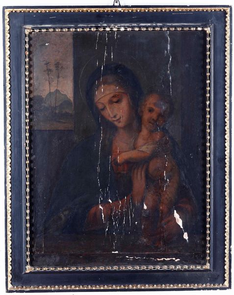 Scuola italiana Madonna con Bambino  - Auction Old Masters - Digital Auctions