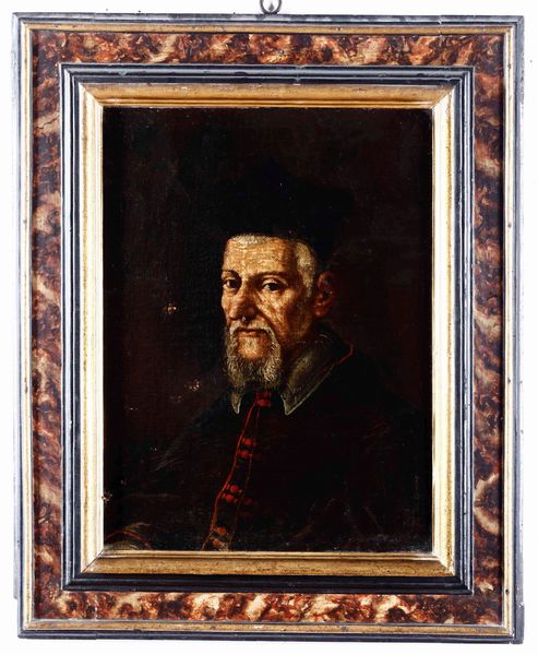 Scuola del XVII secolo Ritratto maschile  - Auction Old Masters - Digital Auctions