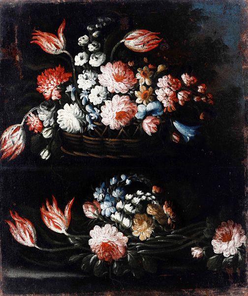 Scuola del XVIII secolo Natura morta con vaso di fiori  - Asta Dipinti Antichi | Cambi Time - Digital Auctions