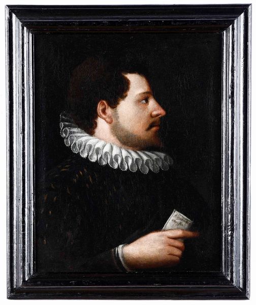 Scuola del XVII secolo Ritratto di nobiluomo con lettera  - Asta Dipinti Antichi | Cambi Time - Digital Auctions