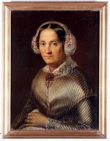 Scuola del XIX secolo Ritratto di donna con nastri tra i capelli  - Auction Old Masters - Digital Auctions