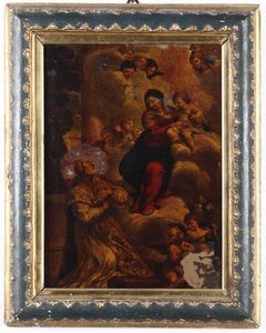 detto Pietro da Cortona, copia da Visione di San Filippo Neri  - Auction Old Masters - Digital Auctions
