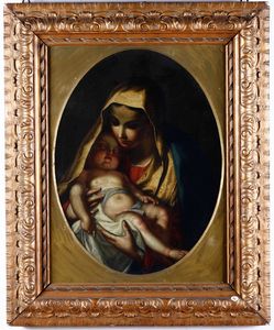 Scuola veneta del XVIII secolo Madonna con Bambino  - Auction Old Masters - Digital Auctions