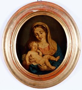 Scuola italiana Madonna con Bambino  - Auction Old Masters - Digital Auctions