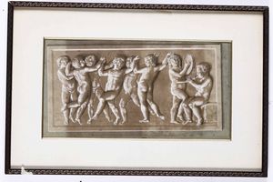 Scuola neoclassica del XIX secolo Putti danzanti  - Auction Old Masters - Digital Auctions