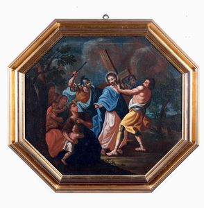 Scuola del XVIII secolo Via Crucis  - Auction Old Masters - Digital Auctions