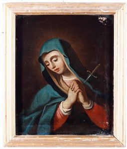 Scuola del XVIII secolo Madonna addolorata  - Auction Old Masters - Digital Auctions