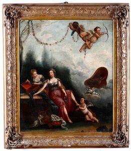 Scuola del XVIII secolo Il riposo di Diana  - Auction Old Masters - Digital Auctions
