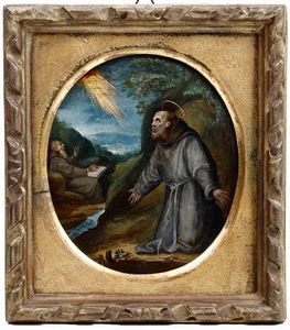 Giovan Battista Crespi (1575 - 1637), nei modi di San Francesco  - Auction Old Masters - Digital Auctions