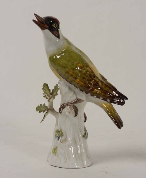 Figurina di picchio verde. Meissen, XX secolo  - Auction Ceramics | Cambi Time - Digital Auctions
