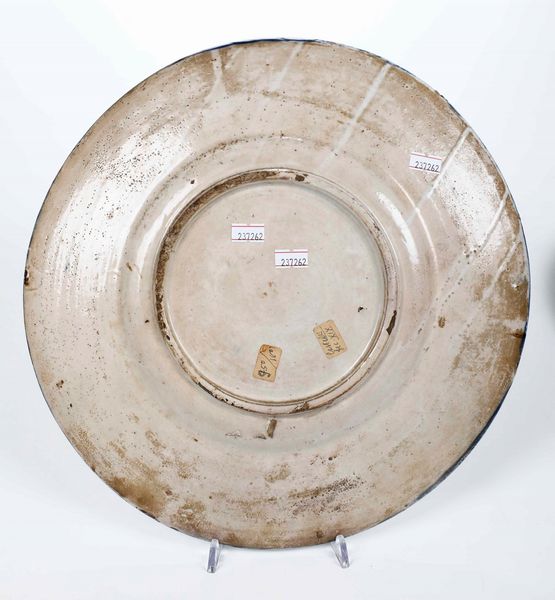 Piatto. Italia centrale, primo quarto del XX secolo  - Asta Ceramiche | Cambi Time - Digital Auctions