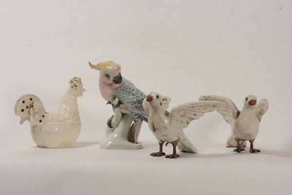 Figurina di pappagallo. Germania, Turingia, Manifattura di Sitzendorf, inizio del XX secolo  - Auction Ceramics | Cambi Time - Digital Auctions