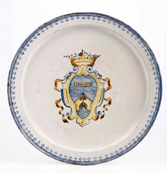 Grande piatto. Probabilmente bottega napoletana del XVIII secolo  - Auction Ceramics | Cambi Time - Digital Auctions