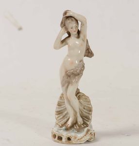 Figurina di Venere. Francia, Manifattura di Saint-Maurice, ultimo terzo del XIX secolo  - Auction Ceramics | Cambi Time - Digital Auctions