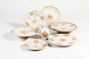 Tre sottocoppe, tre piatti e un vasetto. Savona, XVIII secolo  - Auction Ceramics | Cambi Time - Digital Auctions