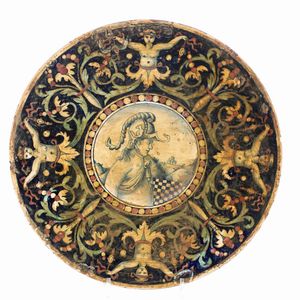 Piatto. Italia centrale, prima met del XX secolo  - Auction Ceramics | Cambi Time - Digital Auctions