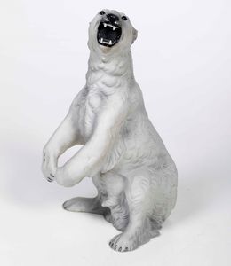 Figura di orso polare. Bassano, Manifattura di Giuseppe Ronzan, 1953-1994  - Auction Ceramics | Cambi Time - Digital Auctions