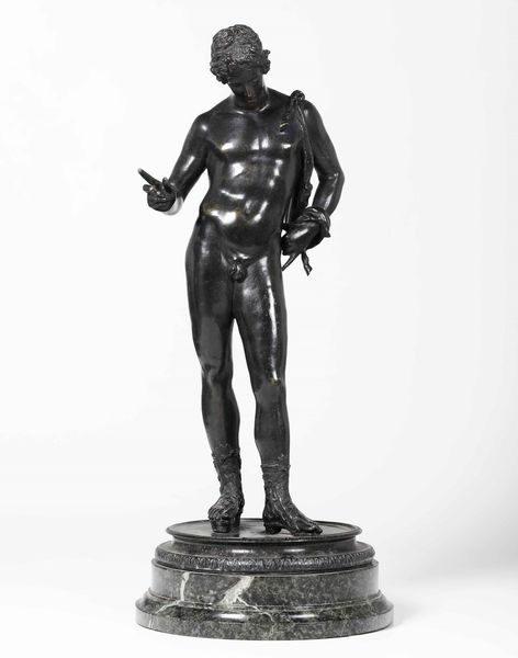 Figura maschile in bronzo fuso. XIX secolo  - Auction Antiques | Cambi Time - Digital Auctions