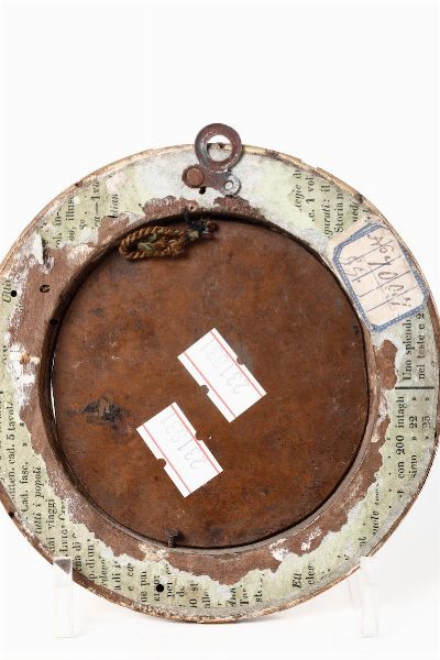 Miniatura su rame con figura femminile. XIX secolo diametro cm 7,5  - Auction Antiques | Cambi Time - Digital Auctions