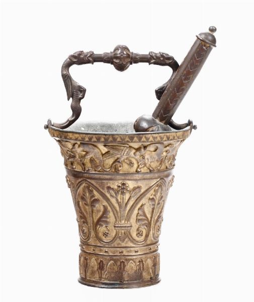 Secchiello e aspersorio, XIX secolo  - Auction Antiques | Cambi Time - Digital Auctions