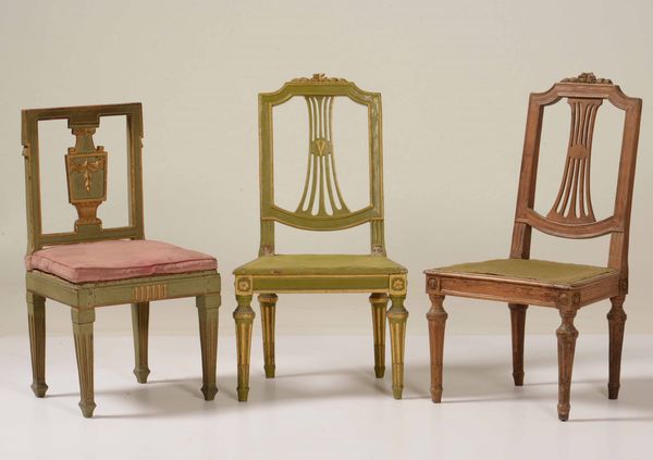 Tre sedie in stile Luigi XVI  - Auction Antiques | Cambi Time - Digital Auctions