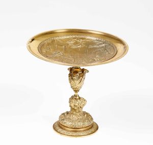 Alzatina in bronzo dorato, XIX secolo  - Auction Antiques | Cambi Time - Digital Auctions