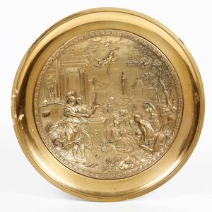 Alzatina in bronzo dorato, XIX secolo  - Auction Antiques | Cambi Time - Digital Auctions