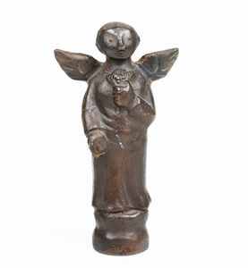 Angioletto in bronzo dello scultore Umberto Piombino  - Auction Antiques | Cambi Time - Digital Auctions