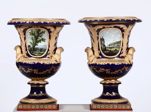 Two large porcelain vases, Russia, 20th century  - Auction Antiques | Cambi Time - Digital Auctions
