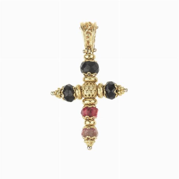 PENDENTE A FORMA DI CROCE  - Auction TIMED AUCTION | FINE JEWELS - Digital Auctions