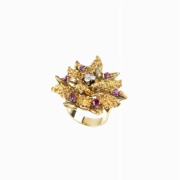 ANELLO A GRANDE FIORE  - Auction TIMED AUCTION | FINE JEWELS - Digital Auctions