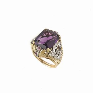 ANELLO CON GRANDE AMETISTA  - Auction TIMED AUCTION | FINE JEWELS - Digital Auctions
