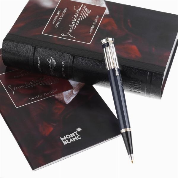 MONTBLANC "CHARLES DICKENS" PENNA A SFERA SERIE SCRITTORI EDIZIONE LIMITATA N.10684/16000, ANNO 2001  - Auction TIMED AUCTION | WATCHES AND PENS - Digital Auctions
