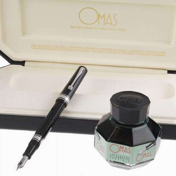 OMAS EXTRA PENNA STILOGRAFICA E FLACONE DI INCHIOSTRO OMAS EXTRA  - Auction TIMED AUCTION | WATCHES AND PENS - Digital Auctions