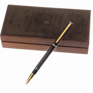 LOTTO DI DUE PENNE, OMAS EGO PENNA STILOGRAFICA, AURORA IN ARGENTO PENNA A SFERA  - Auction TIMED AUCTION | WATCHES AND PENS - Digital Auctions