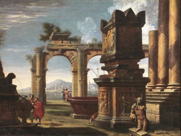 Scuola romana, sec. XVIII  - Auction ARCADE | 15th to 20th century paintings - Digital Auctions