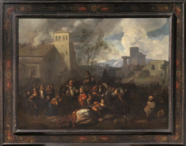 Scuola olandese, sec. XVIII  - Auction ARCADE | 15th to 20th century paintings - Digital Auctions