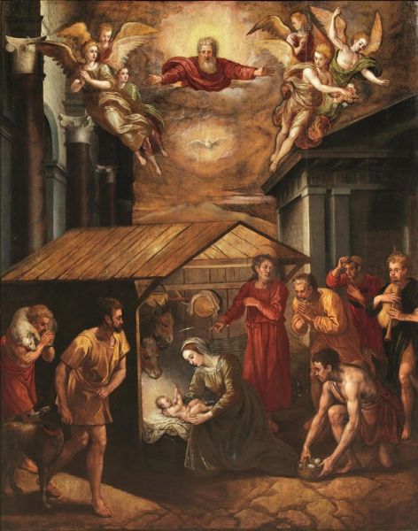 Scuola fiamminga, inizi sec. XVII  - Auction ARCADE | 15th to 20th century paintings - Digital Auctions
